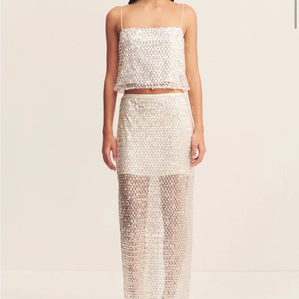 Shona Joy Sequin Skirt Set